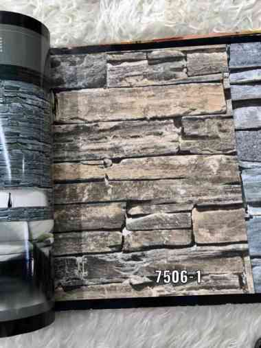 Wallpaper Dinding 3D Motif Batu Alam Abstrak Natural M Stone