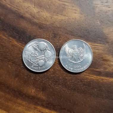 Uang Kuno Koin 25 Rupiah Pala 1994