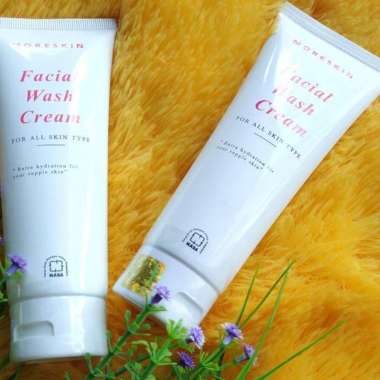 Moreskin Facial Wash Cream - Moreskin Pembersih Wajah Yoghurt - Sabun Cuci Muka - Sabun Cuci Muka Gl