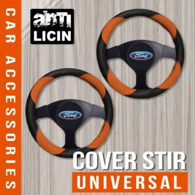 Cover Stir Mobil Sarung Stir Ford Ranger Ecosport Focus Everest TDCI Fiesta Orange KUNING