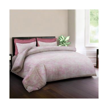 King Rabbit Motif Ling Ling Bed Cover - Pink