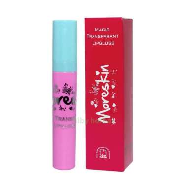 Moreskin Transparant Lip Gloss - lip gloss bening bagus - lip gloss bening lokal - lip gloss bening 