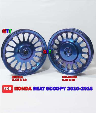 VELG VND ROULLETE SPECIAL COLOUR RING 12 HONDA BEAT SCOOPY LAMA BLUE
