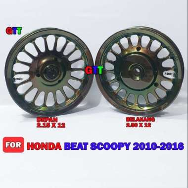 VELG VND ROULLETE SPECIAL COLOUR RING 12 HONDA BEAT SCOOPY LAMA GREEN