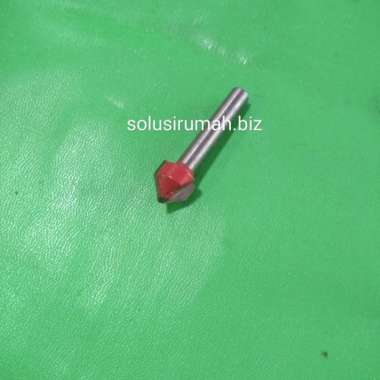 V GROOVE BIT 1/4*12MM*90DERAJAT GROOVING MATA PROFIL HPL