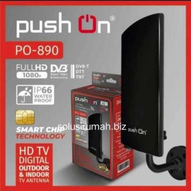 antena tv push on po-890 hd 890 po890 tv digital outdoor indoor antena