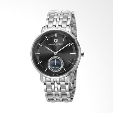 Charles Jourdan CJ1032-2332 Jam Tangan Wanita [Original] Black Silver