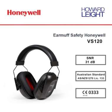Earmuff Safety Honeywell VeriShield Passive Earmuffs - VS120 Hitam