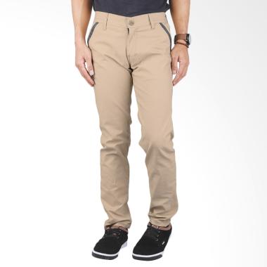 Raindoz Chino Celana Panjang Pria - Cream