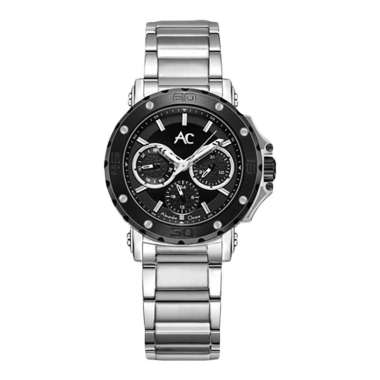 Alexandre Christie AC 9205 BF BTBBA Ladies Black Dial Stainless Steel Strap [Machtwatch] Silver