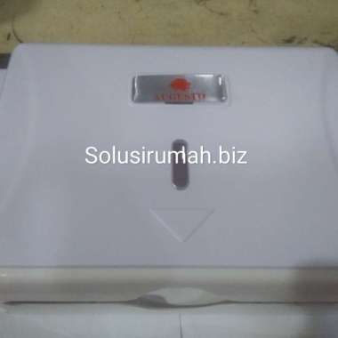 TEMPAT TISSUE KOTAK BESAR PUTIH PVC LEMBARAN