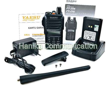Yaesu FT-25R Handie Talkie VHF Baru Ori Garansi 1 Thn FT25R FT25 FT-25
