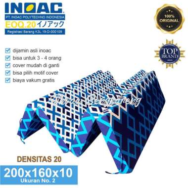 Kasur Busa Lipat Inoac EOQ D20 Semua Ukuran Tebal 10 cm / Kasur Busa Inoac Murah / Inoac Original 16