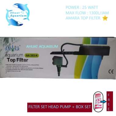 MESIN POMPA AIR SET AMARA AA-203K (FILTER AQUARIUM SET PUMP)