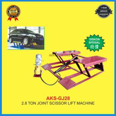 Alat Angkat Pengangkat Mobil - 2.8 Ton Joint Scissor Lift 3Hp 380V - GJ28