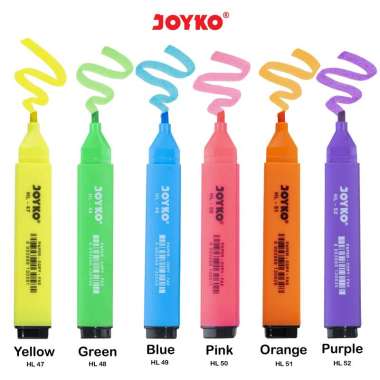Joyko Highlighter Penanda Berwarna Kertas HL-51