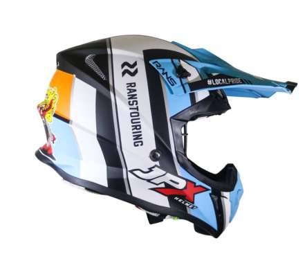 Helm JPX Fox1 Cross Full Face Barong/ Rans Special Edition L Black Doff