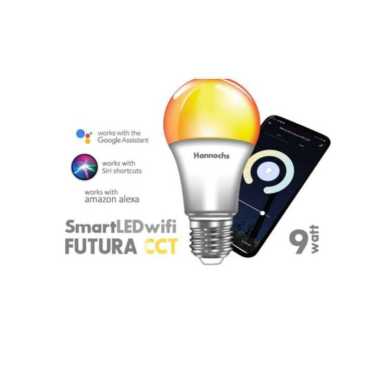 Hannochs Smart LED Futura 9 watt CCT - Lampu Wifi