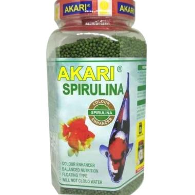 AKARI SPIRULINA 300 GR PELET KOI AKARI SUPER 2MM (MEDIUM)