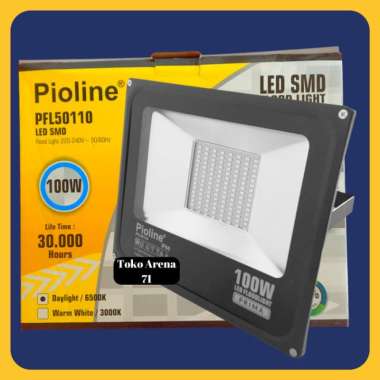 Lampu LED Sorot Lampu Led Tembak 100w 100 Watt FLOOD LIGHT LAMPU LAPANGAN LAMPU TAMAN Pioline Putih