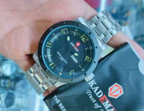 BERGARANSI 100% Jam Tangan Pria KADEMAN ORIGINAL Fitur Tanggal Aktif Water Resistant Jam Tangan Casu