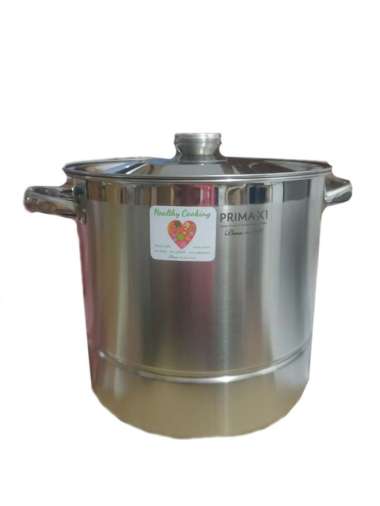 PANCI BIMA STOCKPOT STEAMER 28 CM BP2007328ST BAHAN STAINLESS STEEL ORI 100% Multicolor