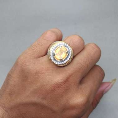 batu Cincin Yellow Safir Bagus Yakut Kuning