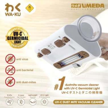 Umeda Waku UV-C Dustmite Vacuum Cleaner - Pembersih Debu dan Tungau