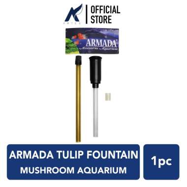 ARMADA FOUNTAIN TULIP Kepala Mushroom-Jamur Pipa-Nozzle Air Mancur Aquarium-Kolam Kuning