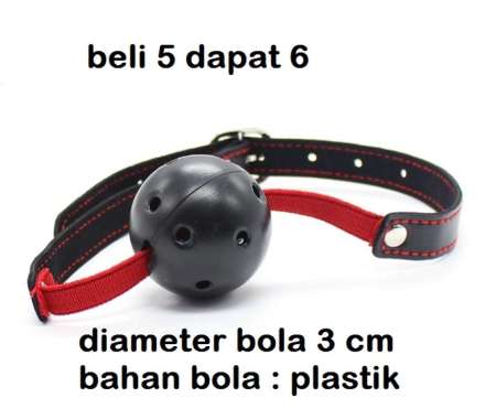 D208 Bantu sumpal mouth toy alat bola mulut bdsm tali gag