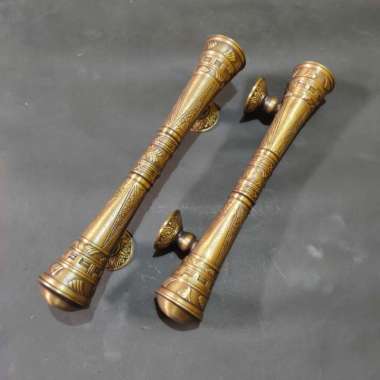 Handle Pintu Kuningan Motif Godo Jepang 44 cm