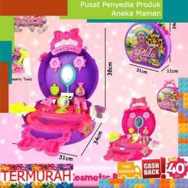 Mainan anak Tas Kosmetik Make Up Merias Wajah Muka Play Set Montessori
