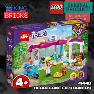 LEGO Original FRIENDS 41440 Heartlake City Bakery - Mainan Anak Perempuan Vespa Cewek Toko Roti