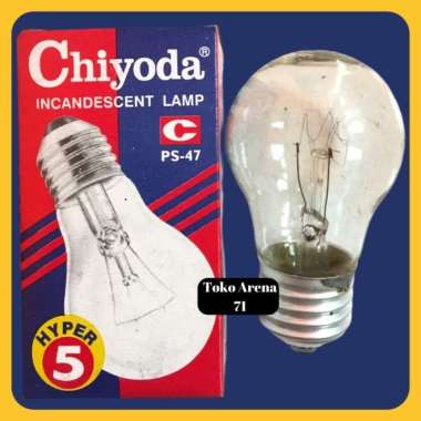 Lampu Bohlam Chiyoda Hyper 5 W 5Watt Lampu Pijar Chiyoda Hyper 5W 5 Watt Bubble Wrap
