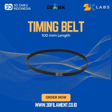 ZKLabs Closed Loop Timing Belt GT2 6mm Wide 100 mm Long