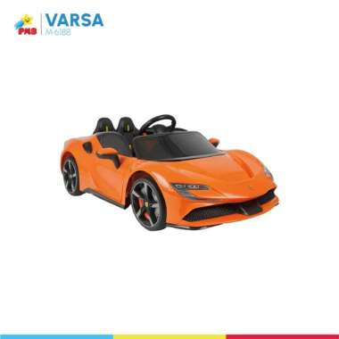 Mobil Aki mainan anak remote control Lamborghini Varsa M-6188 PMB Orange