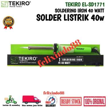 TEKIRO SOLDER LISTRIK 40 WATT 40WAT 40W ALAT SOLDER TIMAH ORIGINAL