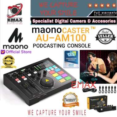 Maono Caster AU AM100 Podcast Console Mixer USB Soundcard Livestream MaonoCaster AM100 Maono AM 100 