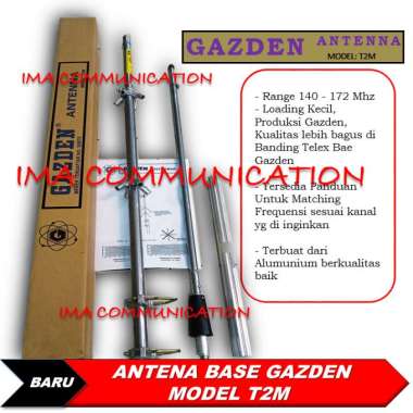 ANTENA BASE GAZDEN VHF T2M