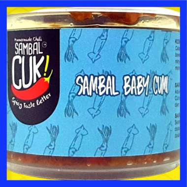 SAMBAL Baby Cumi Sambal Cuk Surabaya Sambel baby cumi Sambel Pedas/Sambal Pedas