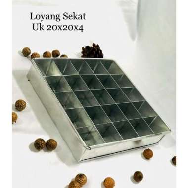 Loyang sekat brownis 20x20x4