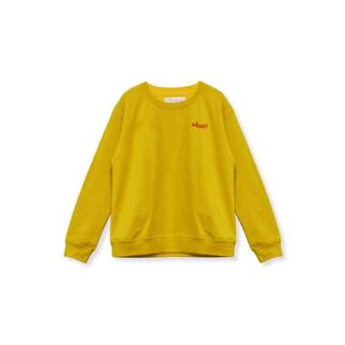 yellow sweatshirt