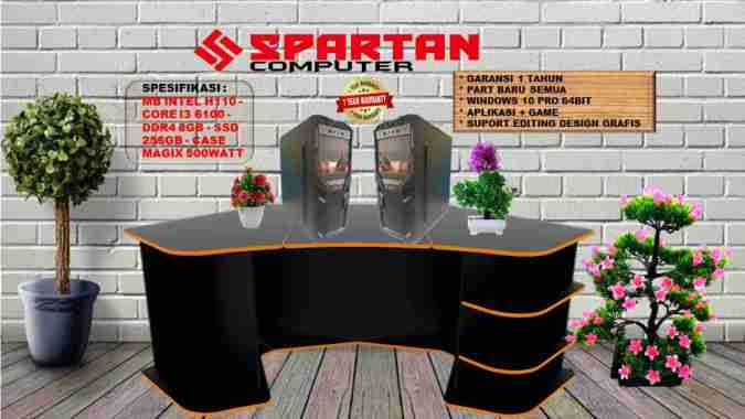 KOMPUTER ADMIN INTEL CORE I3 GEN6th CPU RAKITAN PC OFFICE
