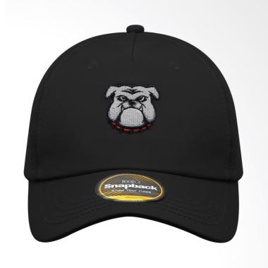 Snapback SBR170_BLK Bordir Pitbull Dewasa Topi Baseball - Black Semua Ukuran Black