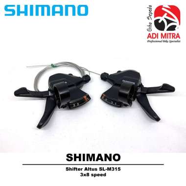 Shimano Altus SL-M315 Shifter Shift Lever Flat Bar 3x8 Speed 3 Speed
