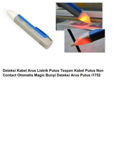 listrik Deteksi Kabel Arus Listrik Putus Tespen Kabel Putus Non Contact Otomatis Magic Bunyi Deteksi