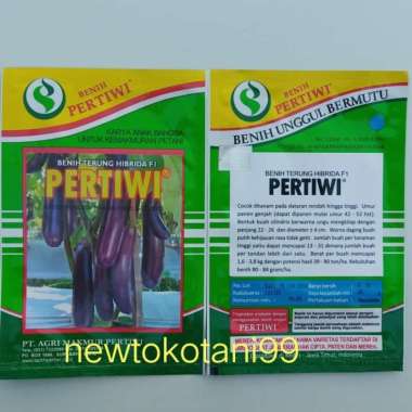 Benih bibit Terong Ungu PERTIWI F1 5 gram hibrida