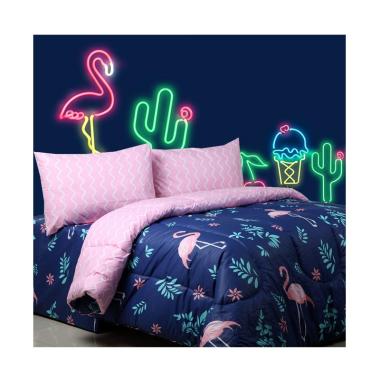 Sierra Flamingo x Retro Bedcover dan Sprei Set