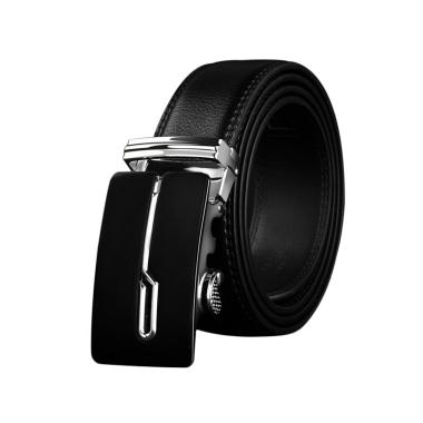 Cowather Kulit Sapi Asli Ikat Pinggang Pria - Hitam [CZ034]