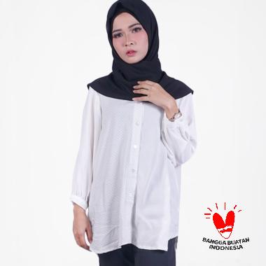 Baju Atasan Muslim Wanita Warna Putih